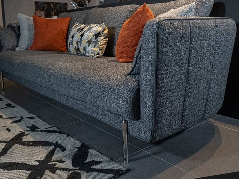 Sofa Doble Blue/Gray