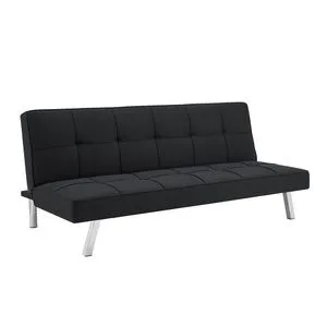 Sofá Cama Venice de 3 Asientos Negro