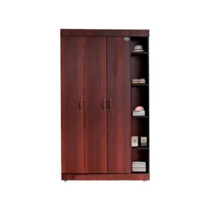 ROPERO 3 CUERPOS BASICO CHOCOLATE LISO TECNOLOGIA UV