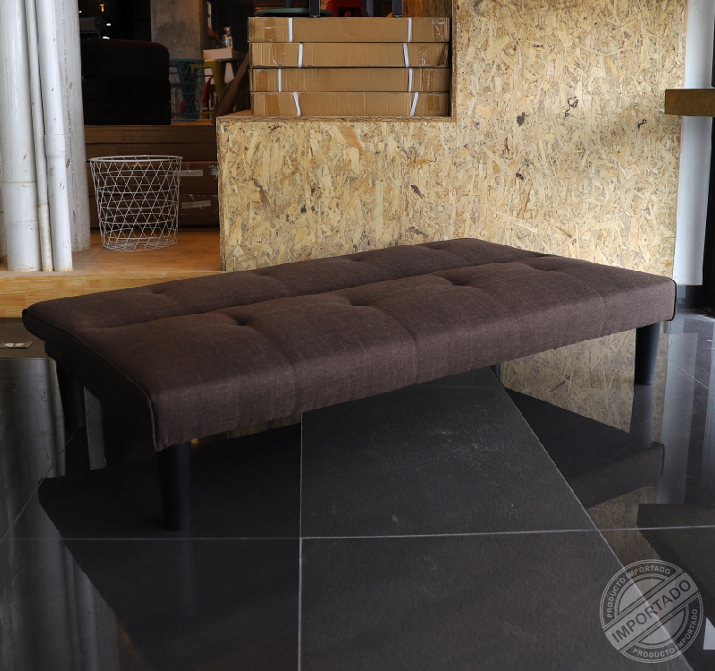 Sofá cama tipo futón café Ref 8141