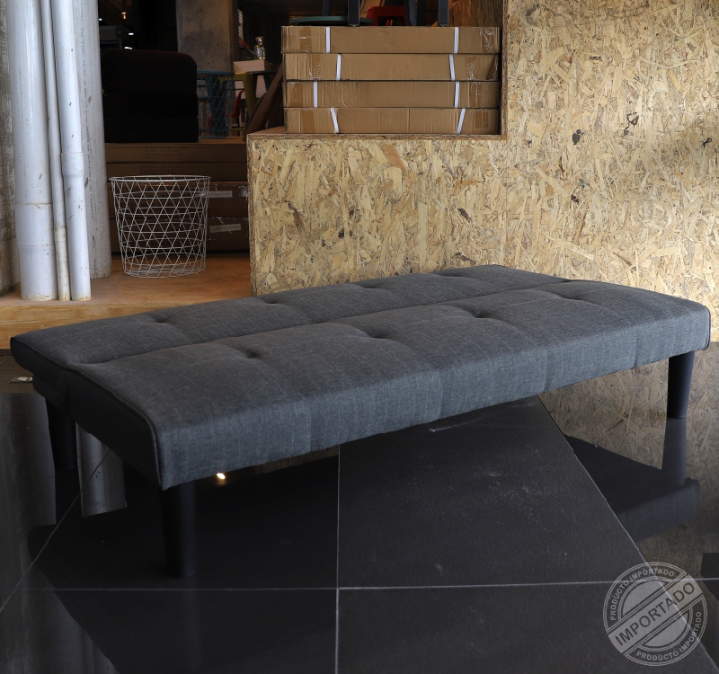Sofá cama tipo futón gris Ref 8139