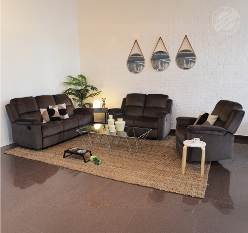 Sala 3-2-1 Reclinable Nocelle Chocolate Ref 13463