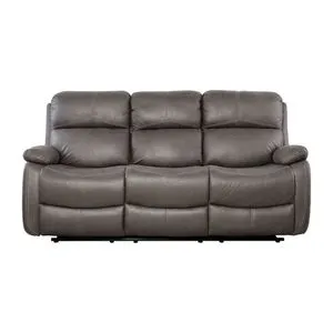 Sofá 3p Reclinable Gerry | Gris Oscuro