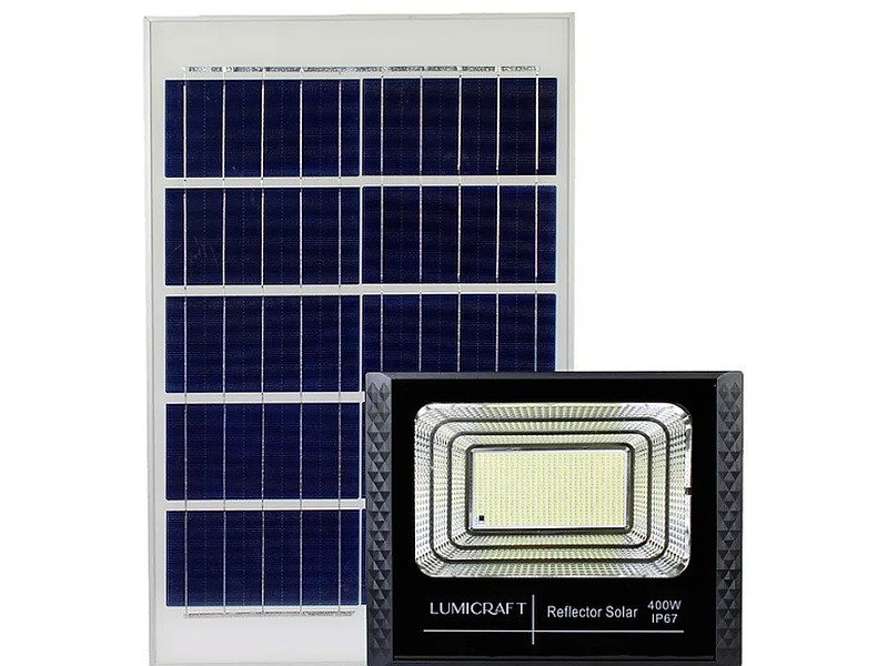 Reflector Solar LED de 400w Alta Potencia con Control Remoto Guatemala