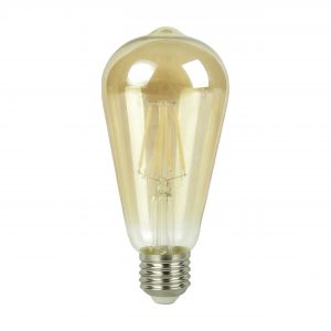 BOMBILLA DECORATIVA DE FILAMENTO ÁMBAR 4 WATTS