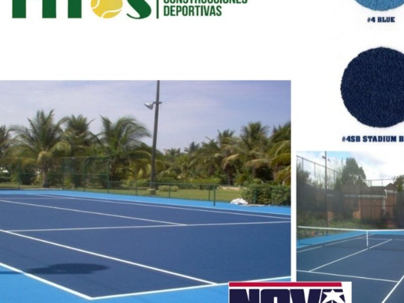 Diseño y construcción de Canchas de tenis 