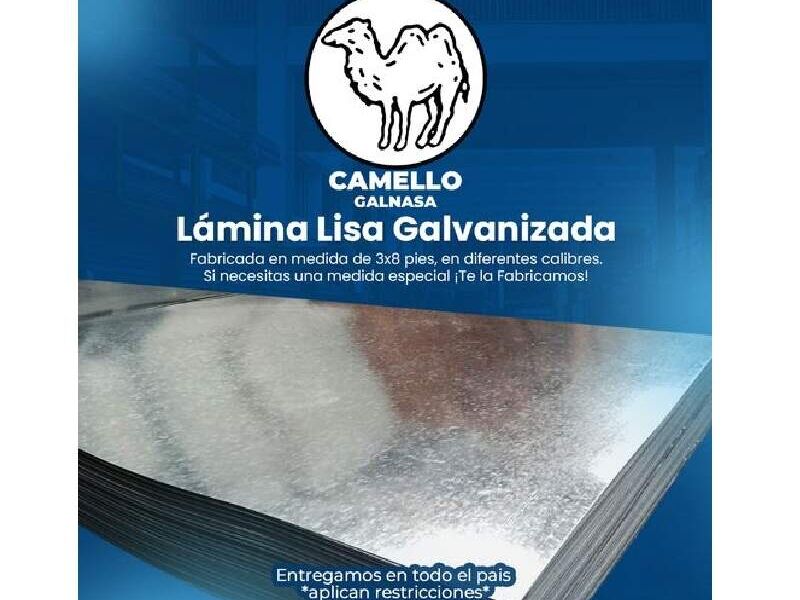 Lámina lisa galvanizada Guatemala