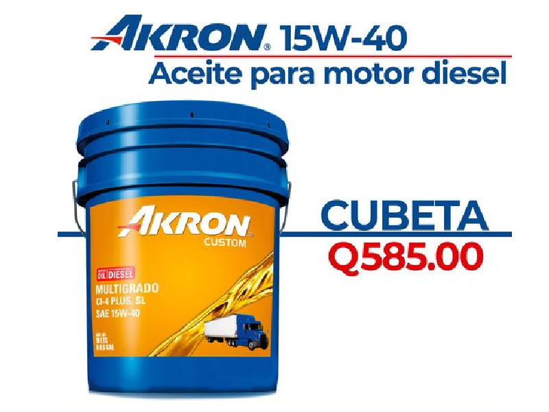 Aceite para motor Diesel Guatemala