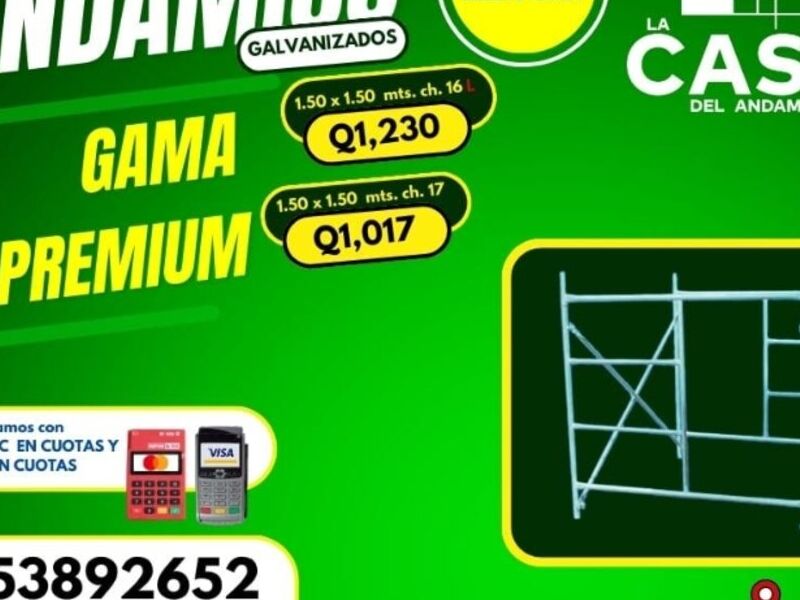 Andamios galvanizados