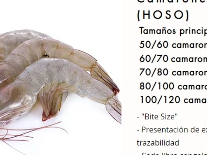 Camarones enteros 