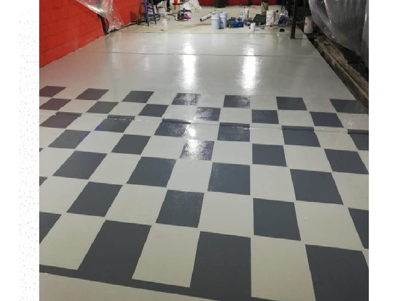 Piso decorativo epóxico Guatemala