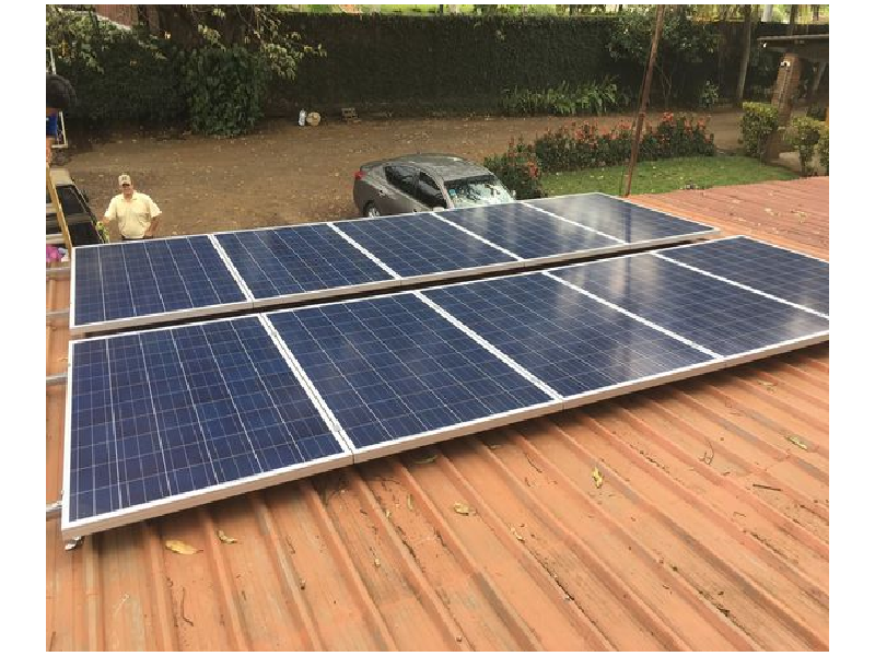 Energía solar conectado a la red Guatemala