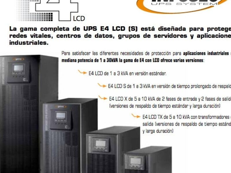 Infosec E4 UPS de Torre Bifásico