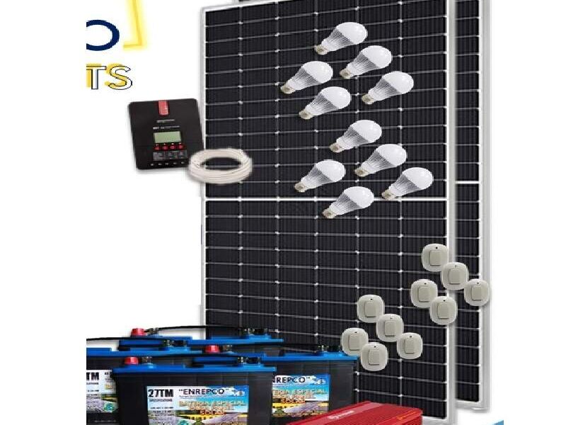 KIT SOLAR DOMESTICO 890  Guatemala