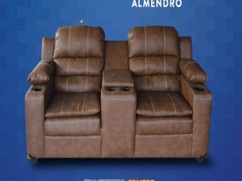 SILLÓN CAFÉ RECLINABLE GUATEMALA 