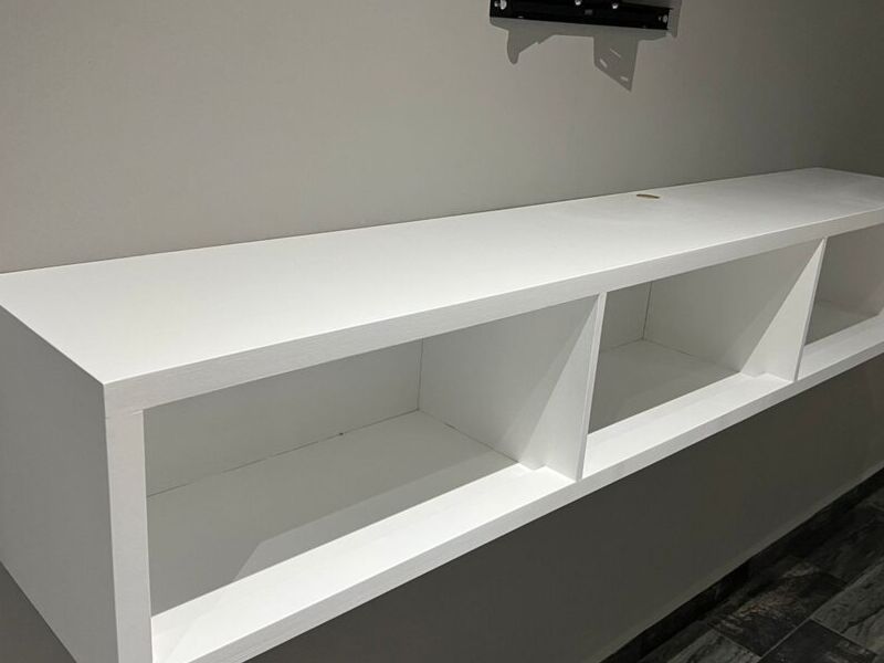 Estante blanco DISEÑO MADERA