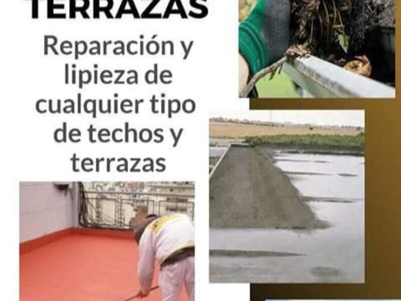 Reparación de techos y terrazas