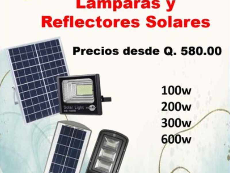 Lámparas Solares Salamá