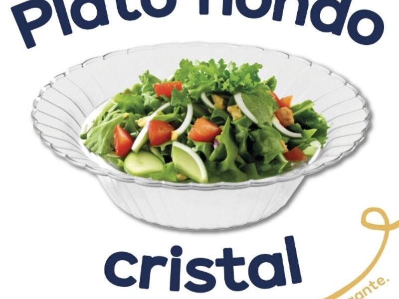 Plato Hondo cristal