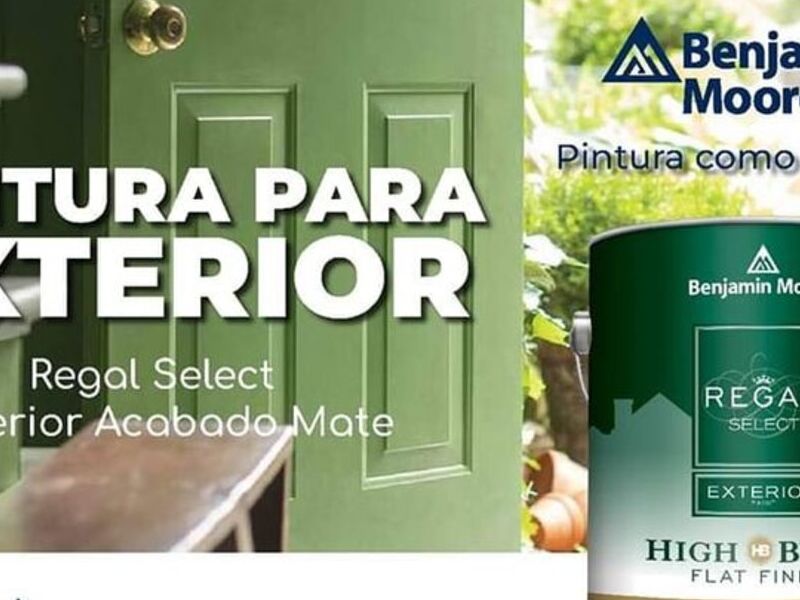 pintura para exterior