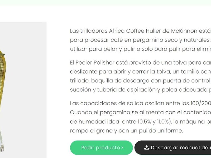 Trilladora de Café Eléctrica