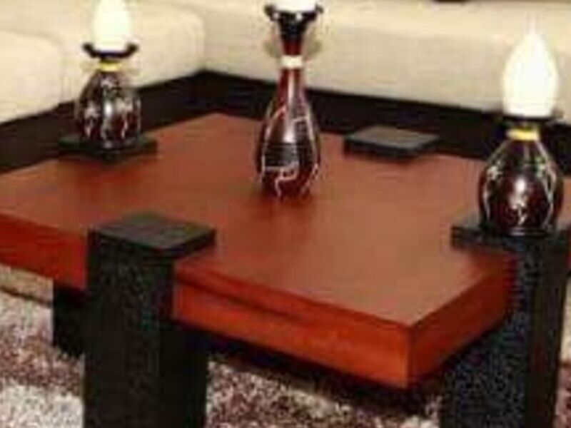 Mesa de centro de sala de madera