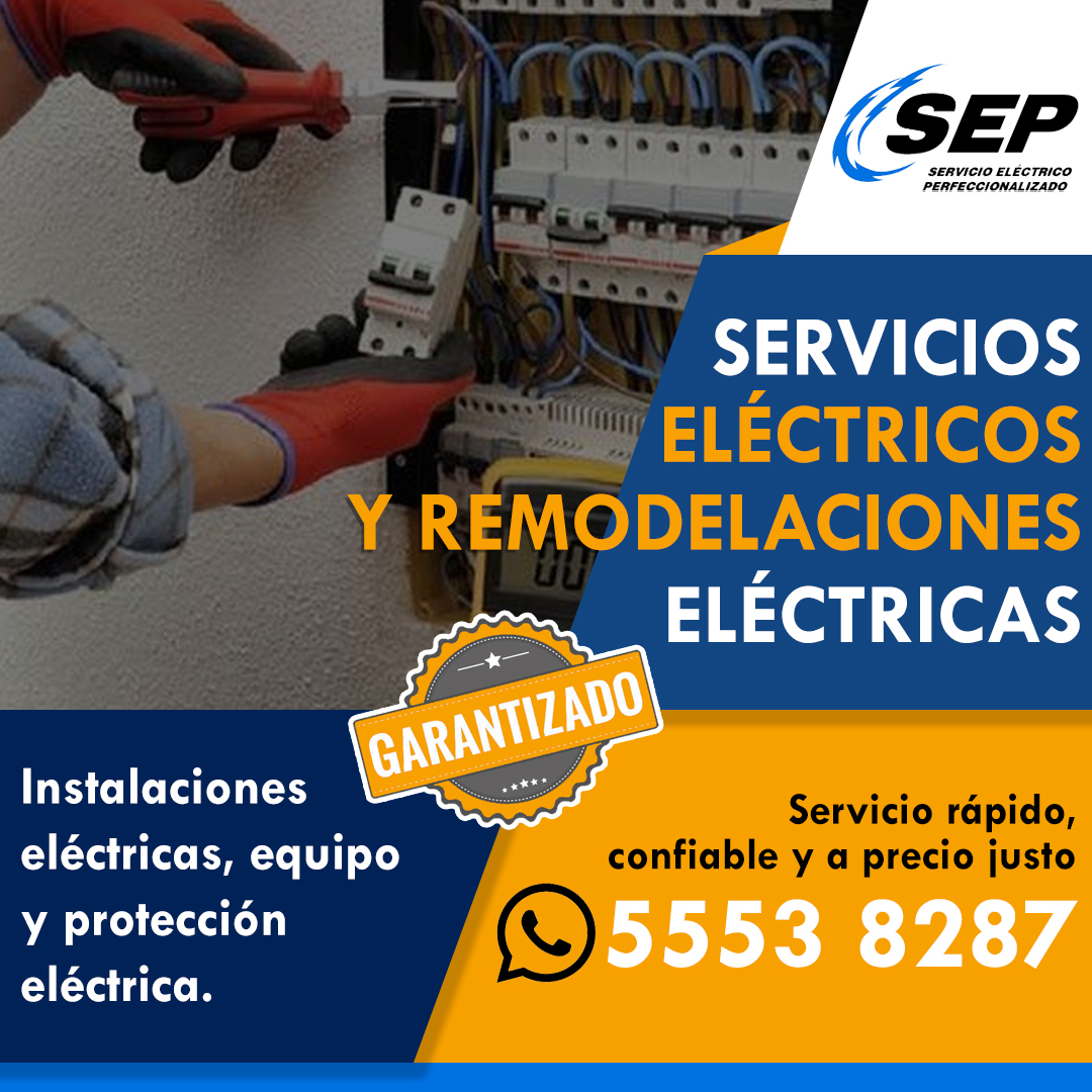 INSTALACIONES, REPARACIONES Y MANTENIMIENTO ELECTRICO.
