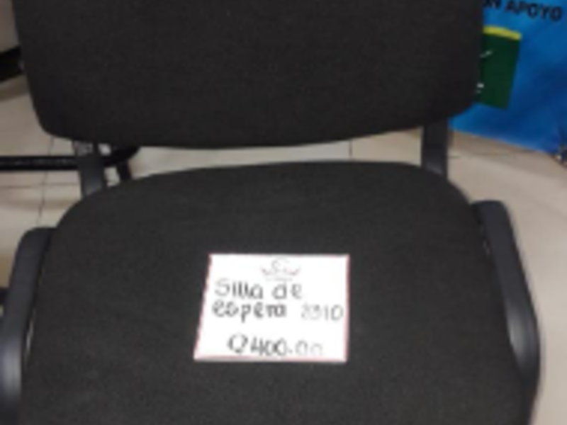 Silla de espera Negra Gt
