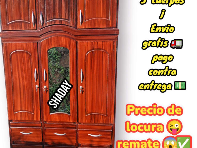 Closet de 3 cuerpos