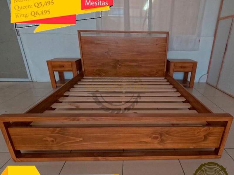 CAMA WN10 CON MESITAS DE NOCHE