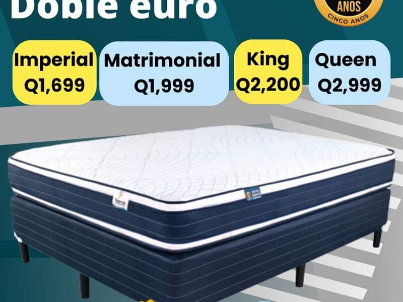 Cama doble euro