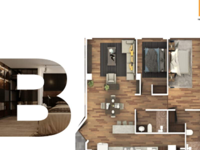 Venta departamento residencial tipo B
