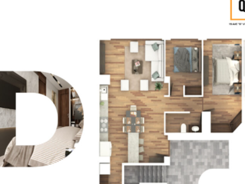 Venta departamento residencial tipo D
