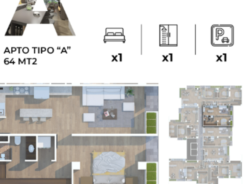 Venta Departamento Edificio 21B TIPO A