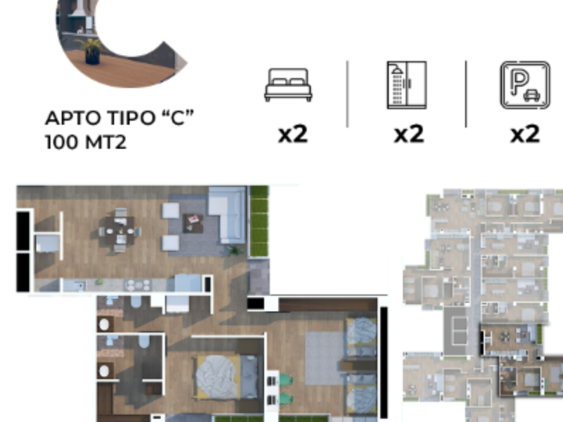 Venta Departamento Edificio 21B TIPO C