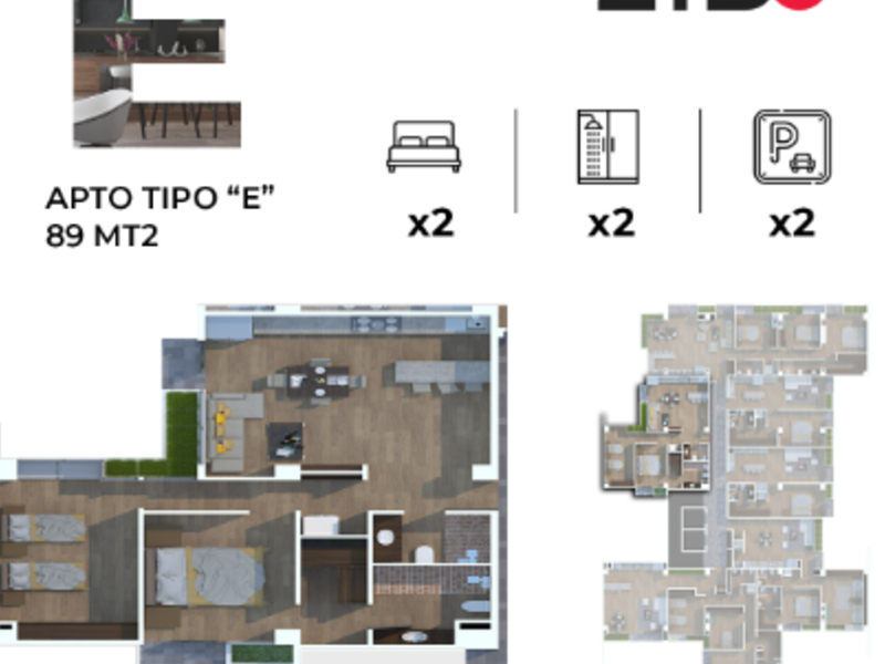 Venta Departamento Edificio 21B TIPO E