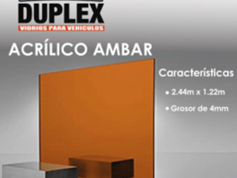Acrílico ambar Ciudad de Guatemala