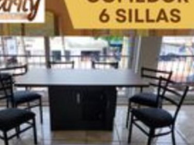 Comedor 6 sillas en Juitapa Zona 2