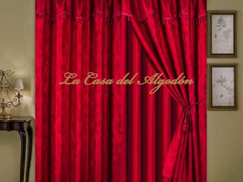 Cortinas jacquard satinado