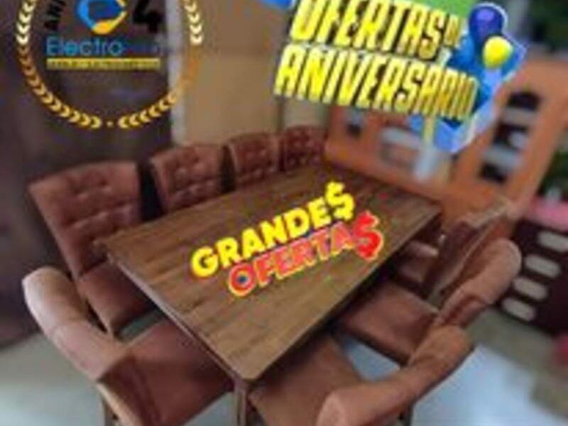 Mesa de comedor en La Democracia 