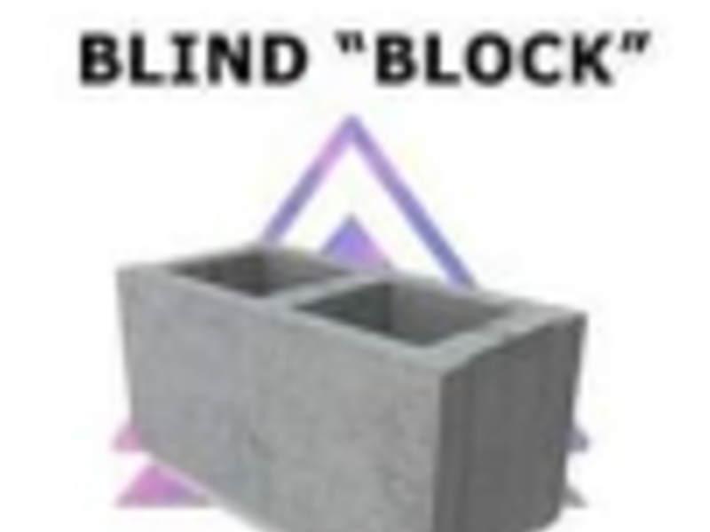 Blind "block"