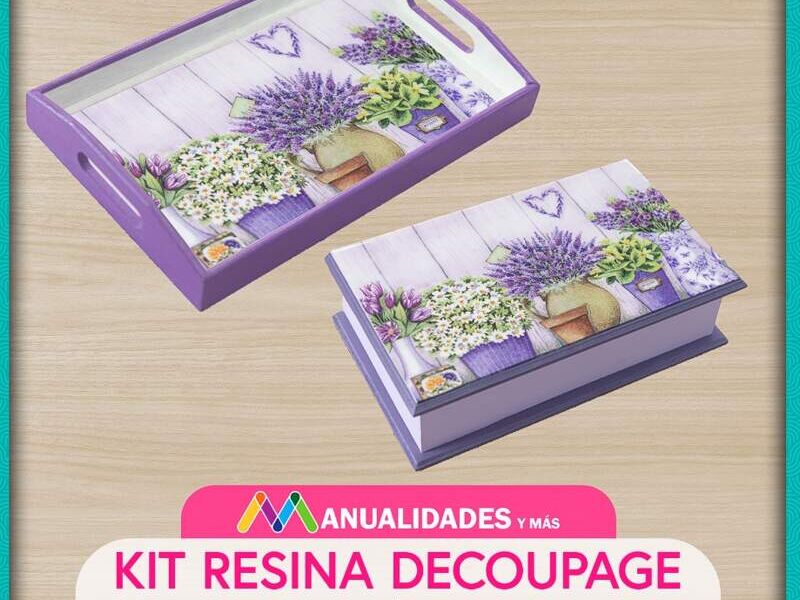 Kit Resina DeCoupage