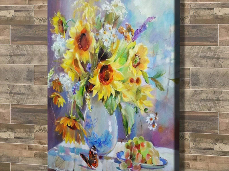 Cuadro decorativo girasoles