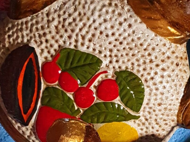 Adorno decorativo frutos