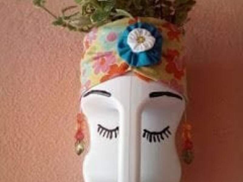 Adorno decorativo rostro