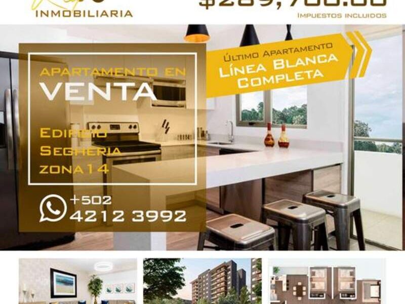 APARTAMENTO EN VENTA EN SEGHERIA