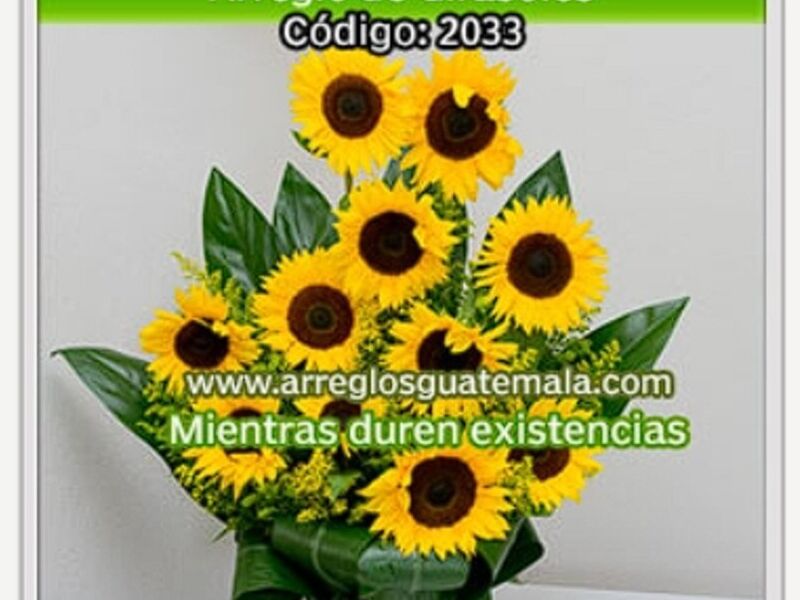 Arreglo de Girasoles