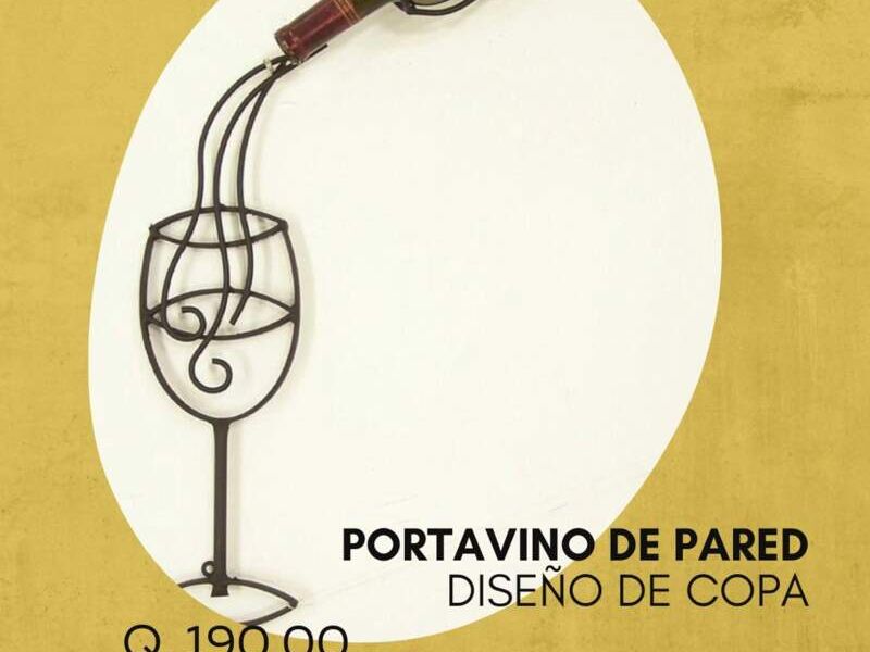 Portavino de pared