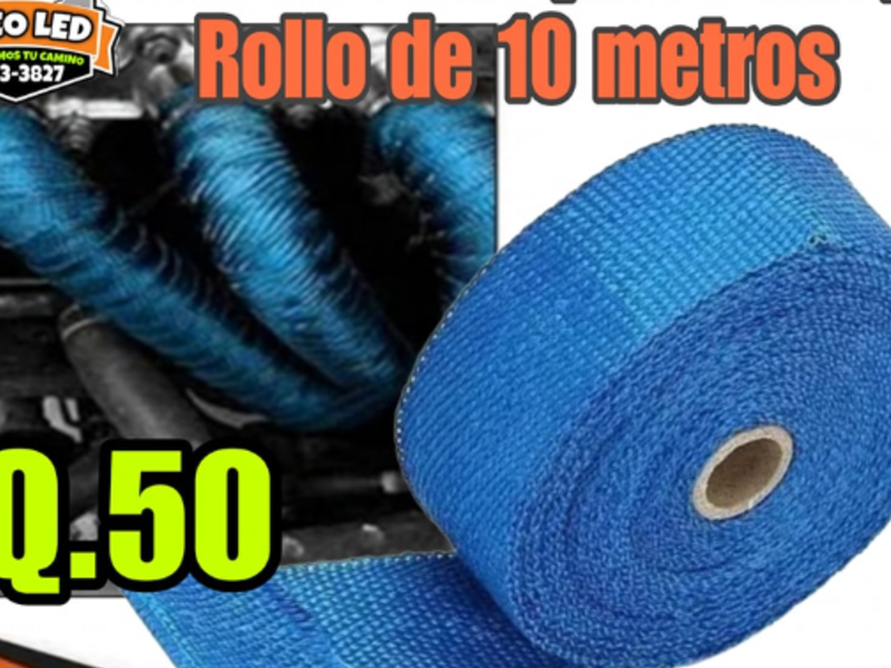 Cinta termica para escape rollo