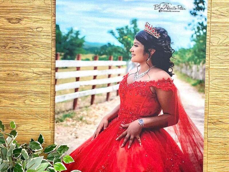 Cuadro decorativo quinceañera